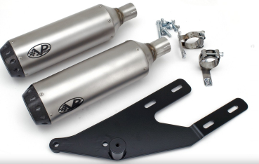 Preview: SLIP ON TOPFSATZ  "TRACKER"  Harley Davidson SOFTAIL M8  Bj. 2021-2024